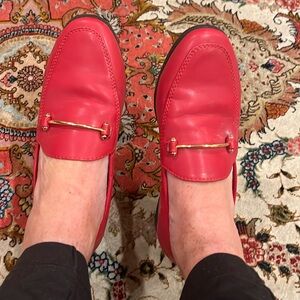 Like new red loafers